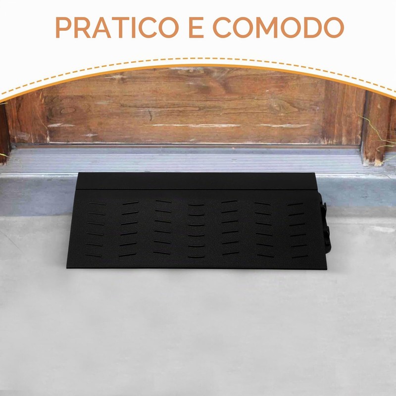 WEKADRIN Set di 2 tappetini per rampa di accesso per