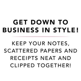 Graphique Blossom Clipboard, Highly-Durable and Sturdy Re-Useable Board with Polka Dot Design, Includes Matching 80 Page Floral Notepad, 6" x 10" x 0.75"