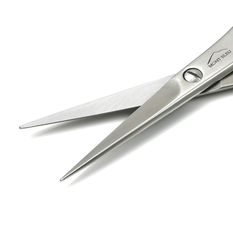 Mont Bleu Carbon Steel Moustache Scissors Made in Italy