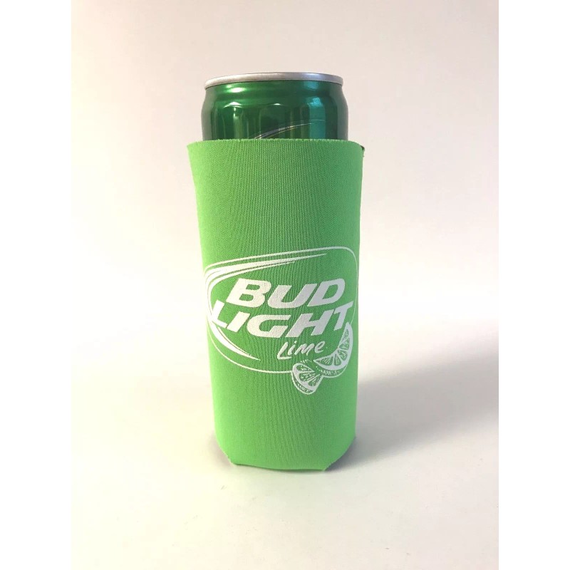 Bud Light Lime Koozie Fits 12 oz Slim Can Classic