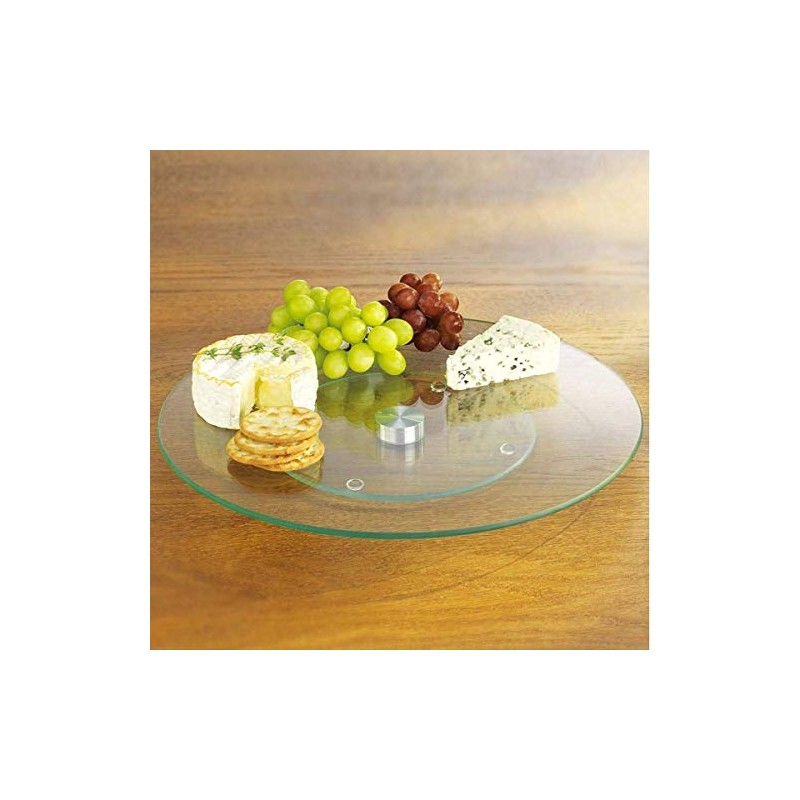 handy helpers Bulk Buys Tempered Glass Lazy Susan
