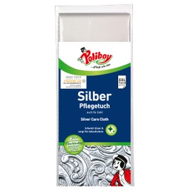 Poliboy various cleaning and care products for silver products, including metallic products (copper, brass, gold) - made in Germany