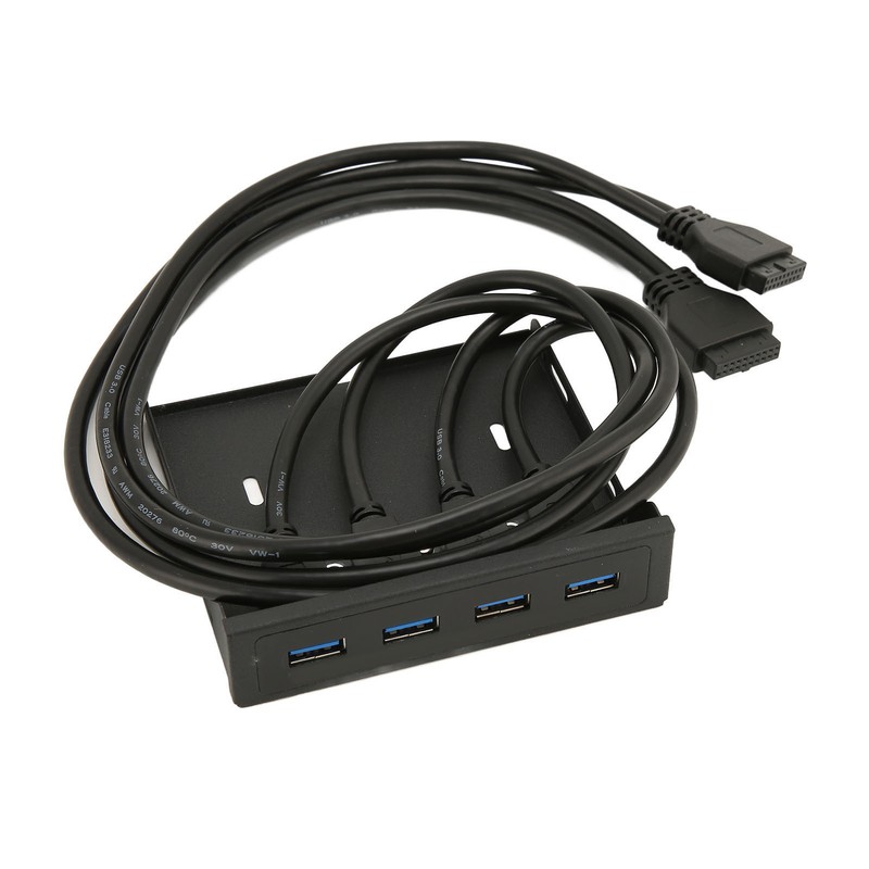 USB Front Panel 4 Ports USB 3.0 Dual 19 Pin
