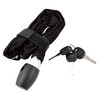 J&C JC-040C 94039 Portable Chain Lock, Black, Diameter 0.1 x