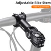 Adjustable Bicycle Handlebar Stem Variable 60 Degree Angle Aluminum Alloy