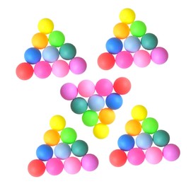 INOOMP 150pcs Color Table Tennis Tenis Niño Gumball Machine Balls Party Activity Props Child Pp Decorate