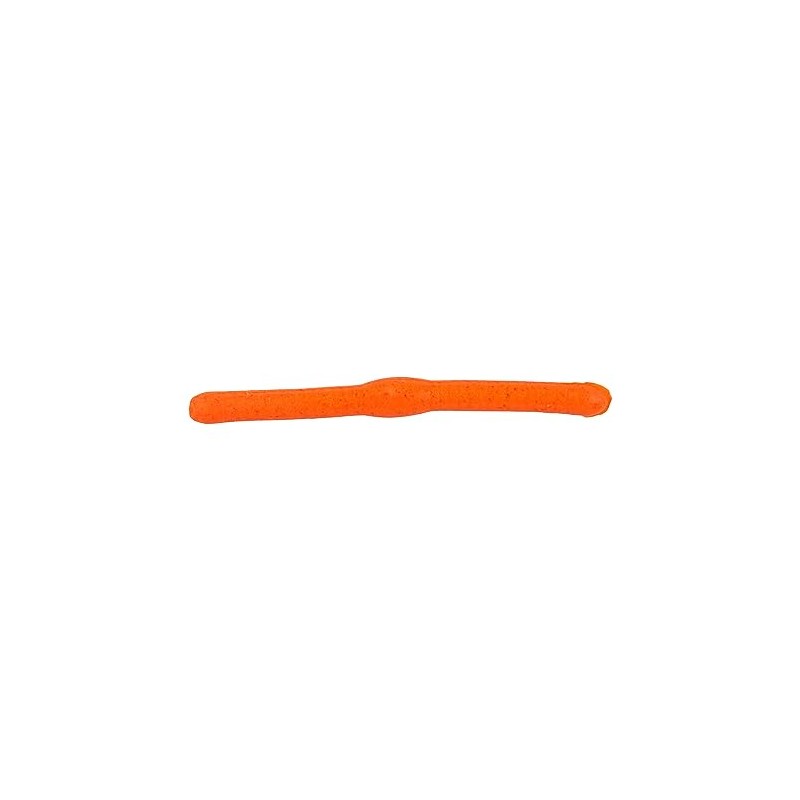 Berkley Gulp! Fat Floating Trout Worm Fishing Bait, Fluorescent Orange,