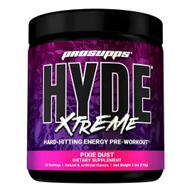 Pre-Workout Deportivo ProSupps Hyde Xtreme Polvo 222g Sabor Pixie Dust
