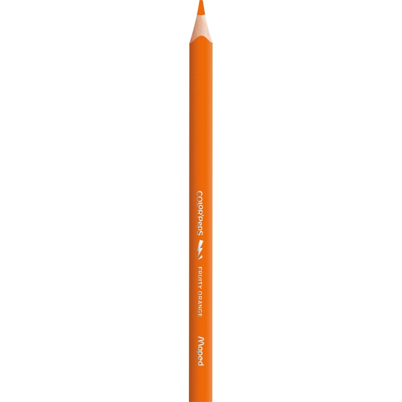 Maped - Ergonomic Triangular Colouring Pencils, Colour'Peps Strong Jumbo -