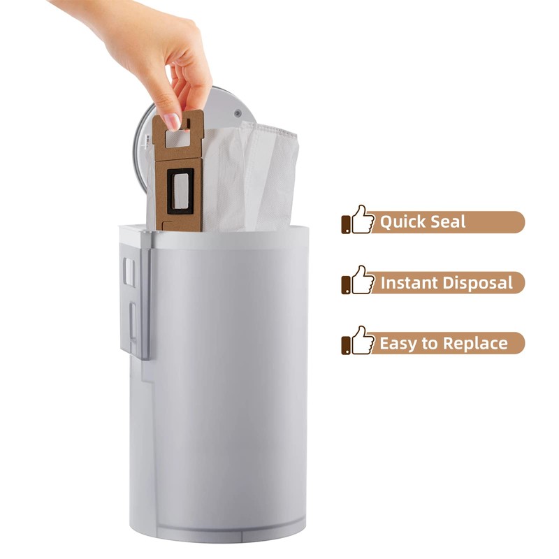 8 Pack Dust Bag for Roborock S7 / S7+ Vacuum