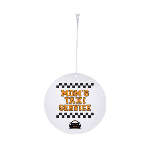 Mom's Taxi Service Funny Rear View Mirror Car Hanging Accessories