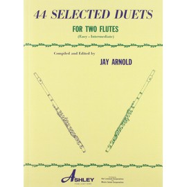 44 Selected Duets for Two Flutes - Book 1: Easy/Intermediate