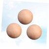 NUOBESTY 10pcs Natural Unfinished Wooden Balls Round Craft Balls for