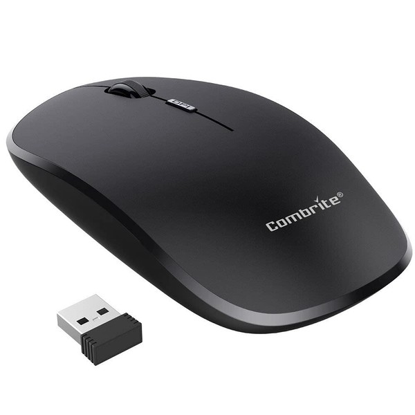 Combrite WM41 Wireless Optical Mouse With Comfort Rubber Scroll Wheel