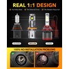 OXILAM 9007 HB5 LED Light Bulbs, 30000LM 800% Brighter, 6500K