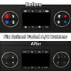 JNNJ Pack of 2 A/C Air Conditioning Button Stickers, Car