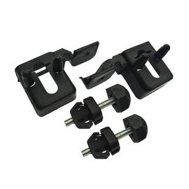 4PCS Hood Bumper Stopper Bracket Left Right Set For Ford Fusion MKZ 2013 2014 2015 2016 2017 2018 2019 2020