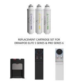 Drinkpod Replacement Cartridge Set for Elite 5 Series & Pro Series 6 Water Coolers