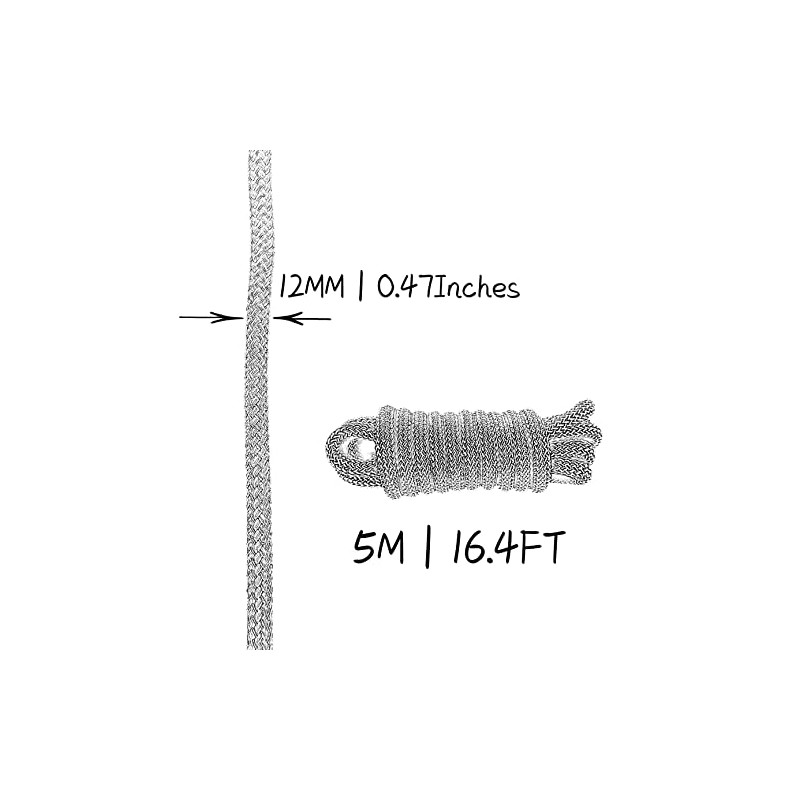 12MM Heavy Duty Rope Cord. Paracord. Polyester Climbing Rope. Strong