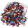 Rhinestones , size 10-15 mm, 1600asstd