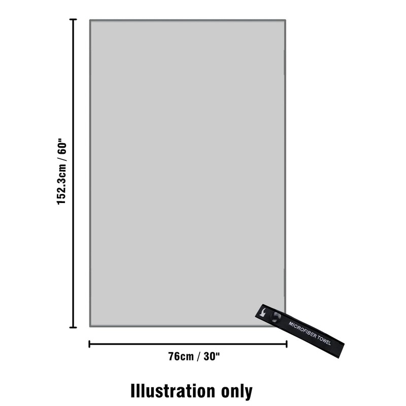 GUIFIER Microfiber Towel (152x76cm) Camping Towels Fast Drying, Travel Towel