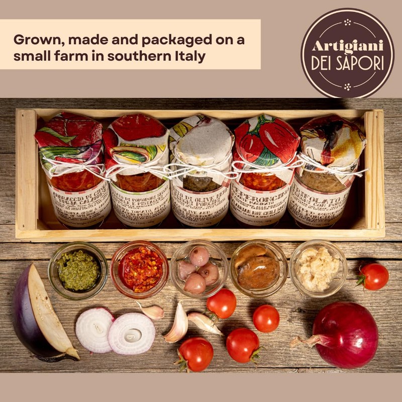 ARTIGIANI DEI SAPORI - Italian Cracked Green Olives, 9.8 oz,