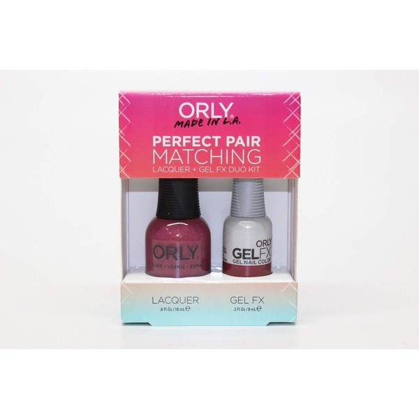 ORLY Perfect Pair Lacquer + Gelfx Hillside Hideout
