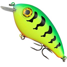 Fishing Tackle Max Unisex - Adult 10C8900171C10 FTM PIKEBOMB Wobbler Colour: FIRETIGER 10 cm/44g from the Seika Pr Program, Colourful, Normal