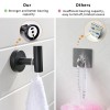 Fapully Luxury European Style Four-Piece Set Wall Mounted Black Bathroom