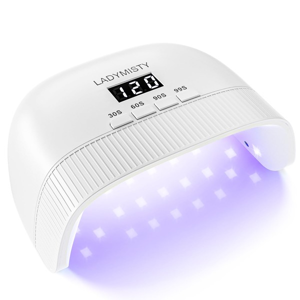LadyMisty UV Nail Lamp - Fast Drying, UV Light for