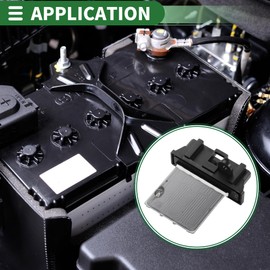 Motoforti HVAC Blower Motor Resistor Heater Blower Resistor for Isuzu Rodeo D-Max 2002-2006 Metal ABS No./ Black