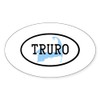 CafePress Truro Oval Car Bumper Sticker