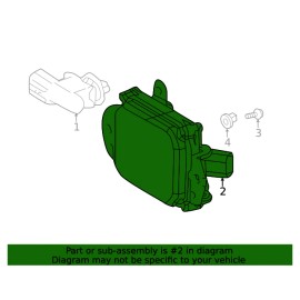 Toyota 88210-02020 Cruise Control Distance Sensor Connector For 19-22 Toyota Corolla