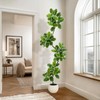 GarveeHome Fiddle Leaf Fig Tree Artificial Indoor, 7FT Tall Faux