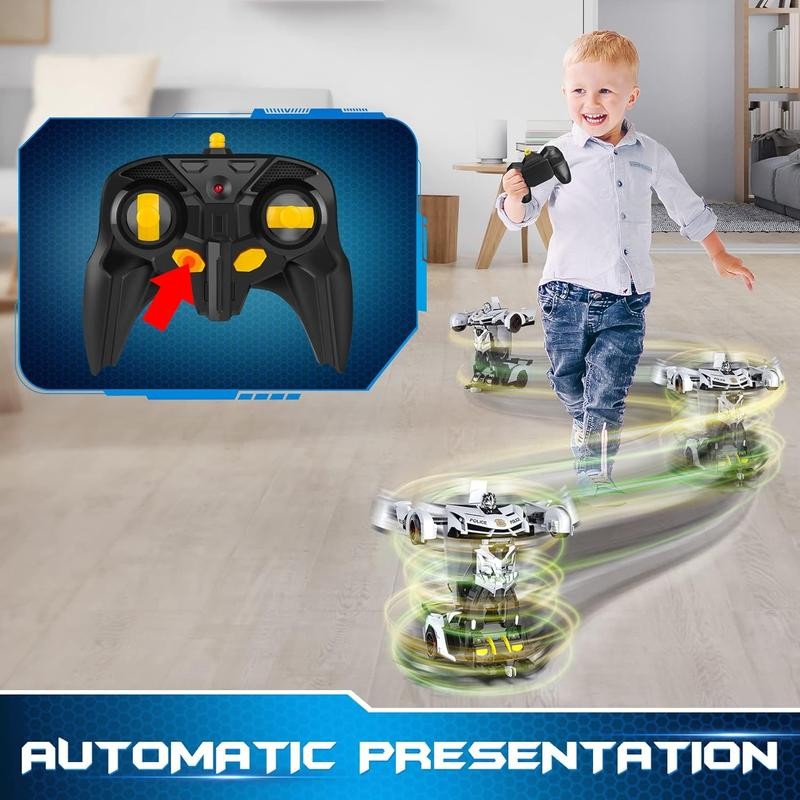 RC Car - Transformer, One Key Transform Flash Robot, 2.4Ghz