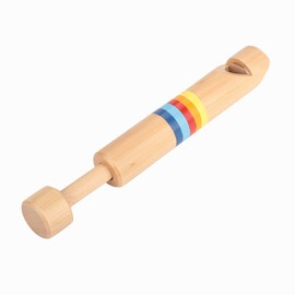 RiToEasysports Kids Wooden Fipple Flute, Wooden Fipple Piccolo Flute Educational Wood Flute Instrument Kids Toy Gift