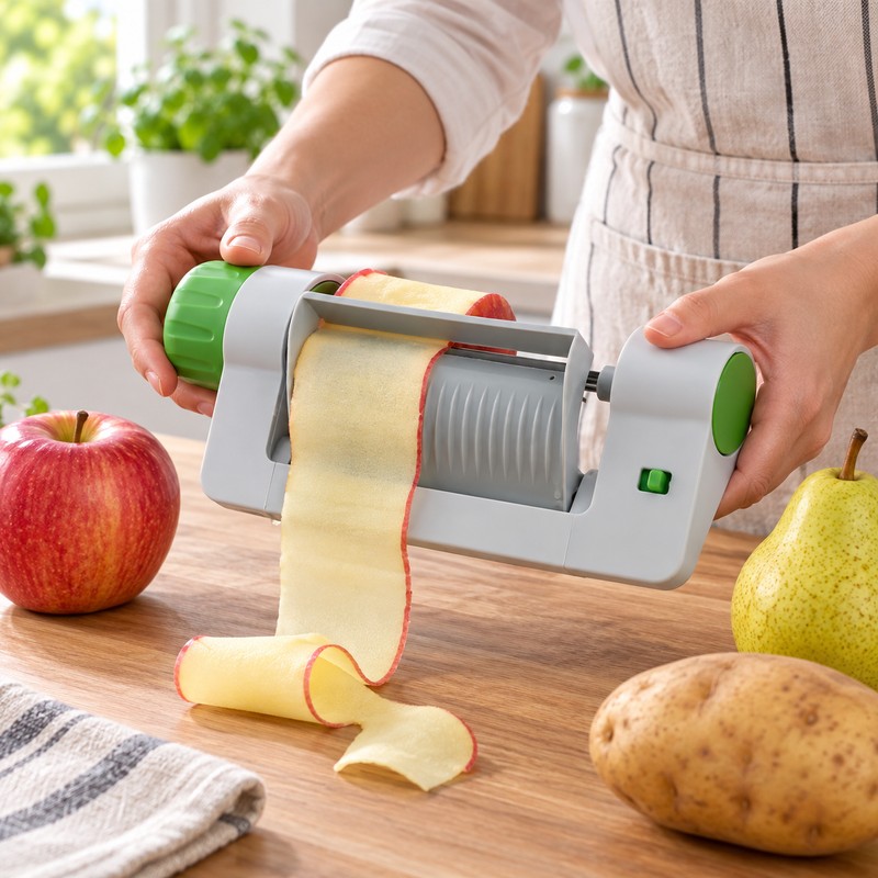 Fruit & Vegetable Slicer for Kitchen Prep – Stainless Steel