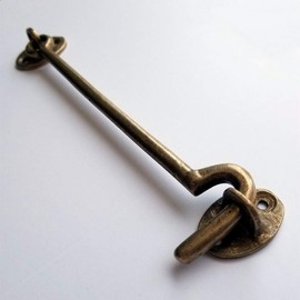 Runningfish Heavy Duty Copper Door Latch gate latches Rustic Design Cabin Hook Latch Door Lock