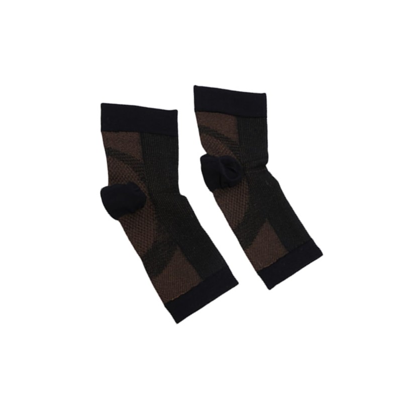 Healvian 2pairs Compression Socks for Plantar Support Elastic Ankle Protector