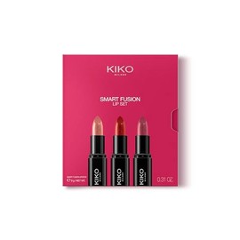 KIKO Milano Smart Fusion Lip Set 02, Lip Set with 3 Lipsticks with Glossy Finish