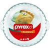 Pyrex Bakeware 9.5" Clear Scalloped Glass Pie Plate - Made