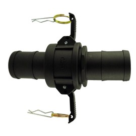 Camlock high Output Hose Fittings Type C+E kit, Joins layflat Hose,Ideal for use with Dirty Water/Drainage Pumps,Tough Long Lasting Polypropylene(1")