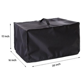 Ruclles Ruclles 15"x15" Auto Heat Press Machine 2 Dust Cover - Heavy-Duty Black Oxford Fabric, Moisture-Resistant & Dustproof Protective Cover, 20"x16"x12" Size