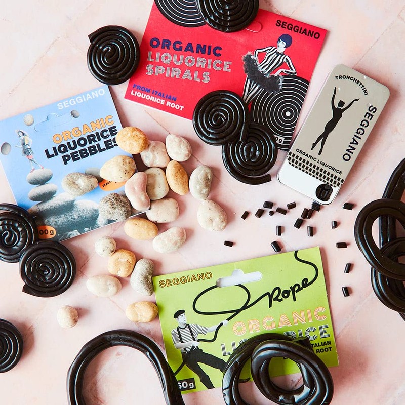 Seggiano Organic Liquorice Pebbles 100g