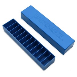 Blue BarberMate Blade Caddy with Detachable Lid