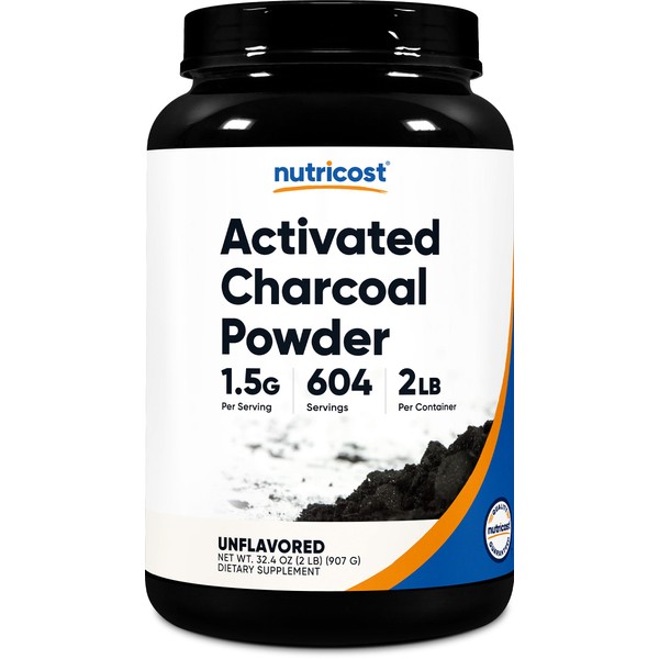 Nutricost Nutricost Activated Charcoal Powder 2lbs - Food Grade Powder,