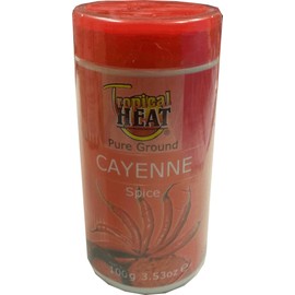 Tropical Heat Pure Ground Cayenne Spice 100gms 3.53oz
