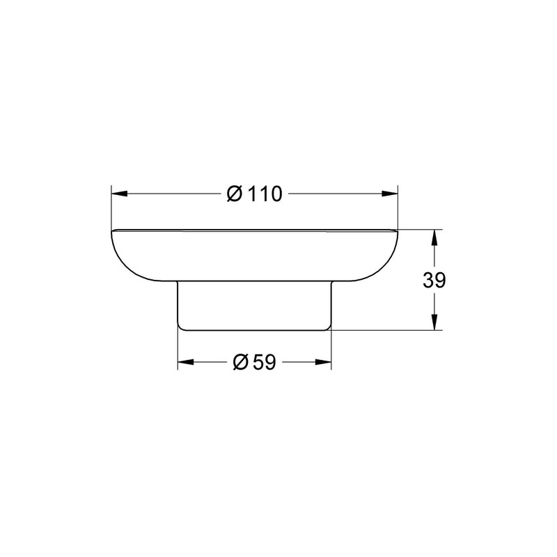GROHE Essentials | Badaccessoires - Seifenschale | 40368001