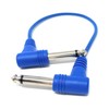 30cm 6.35mm 1/4" TS Mono Jack to Jack Plug Lead