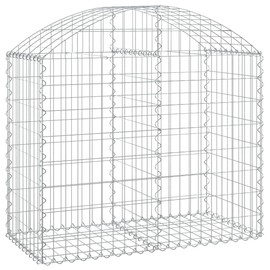 Arched Gabion Basket 39.4"x19.7"x31.5"/39.4" Galvanized Ironpot for outdoor plants flower pots plant pots self watering pots for indoor plants indoor gardening